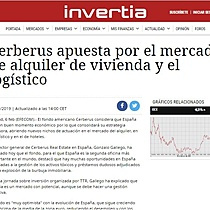 Cerberus apuesta por el mercado de alquiler de vivienda y el logstico